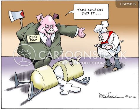 Corporate Greed Cartoons and Comics .